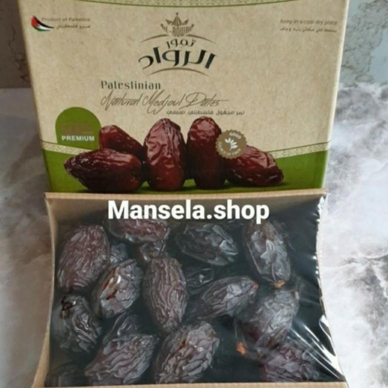 

kurma Medjoel Palestina Large 500 gr x 12 pac.( 6 kg ) Packing Original Pabrik