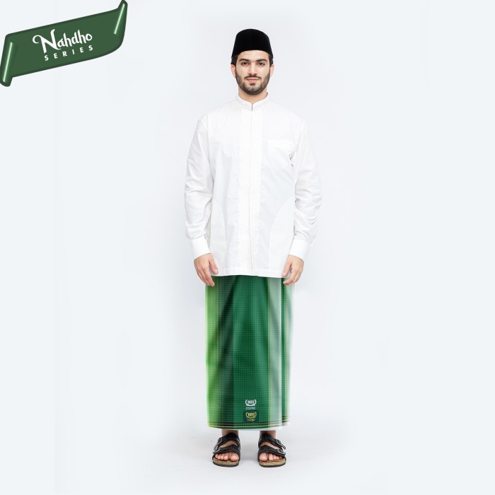 Kosanshoop Sarung Bhs Cosmo Nahdho Motif K26 Ppa Hijau