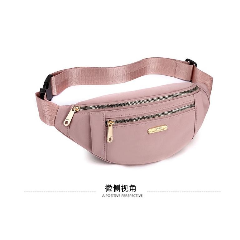 ORIGINAL Tas punggung wanita import waistbag wanita bahan nilon parasut WB 106 fg-87
