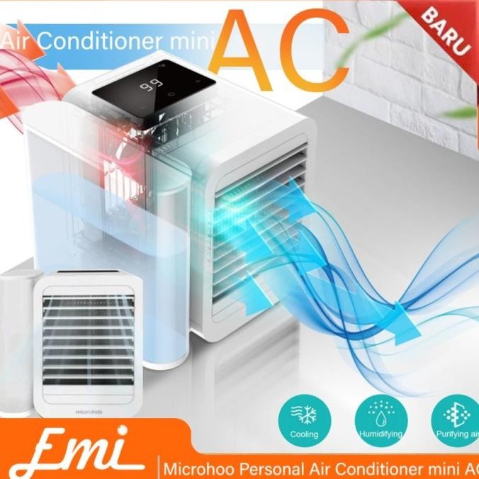 Microhoo Air Cooler Mh02 Mh01 Air Conditioner Mini Ac Portable Original Dan Terpercaya
