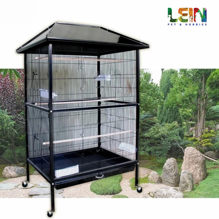 Kandang burung DaYang Multiple Small Bird Cage A01 bar space 9mm
