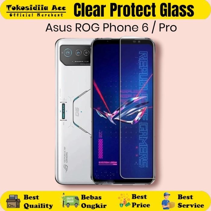 TEMPERED GLASS HP ASUS ROG PHONE 6 6 PRO ANTI GORES CLEAR SCREEN GUARD