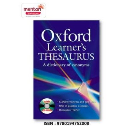 

Terlaris Oxford Learner'S Thesaurus With Cdrom | Kamus Bahasa Inggris Umum Ready Stok