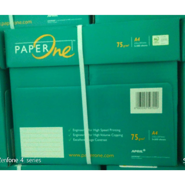 

TERBARU! KERTAS HVS A4 75gr PAPER ONE