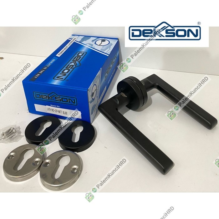TERBARU Lever Handle Dekson LHTR 0039 BLACK Handle Pintu Dekkson Hitam