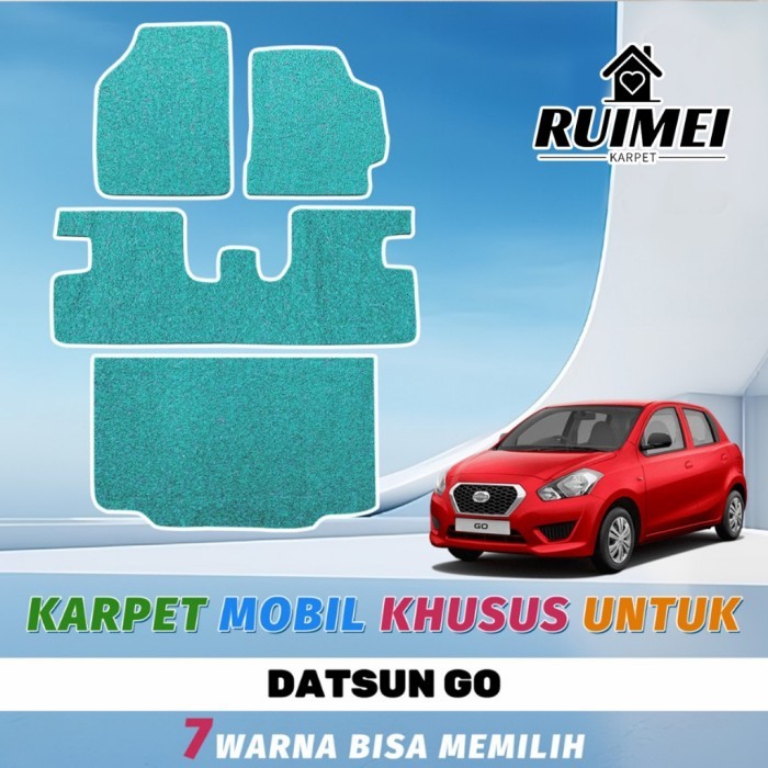 

TERLARIS RUIMEI KARPET MOBIL MIE BIHUN CUSTOM DATSUN GO (2 BARIS, 2BARIS+BAGASI) MURAH!!! MURAH