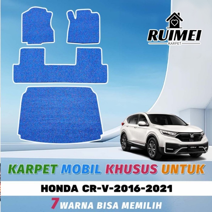 

TERLARIS RUIMEI KARPET MOBIL MIE BIHUN CUSTOM HONDA CR-V CRV 2016-2021(2 BARIS DAN 2BARIS+BAGASI)