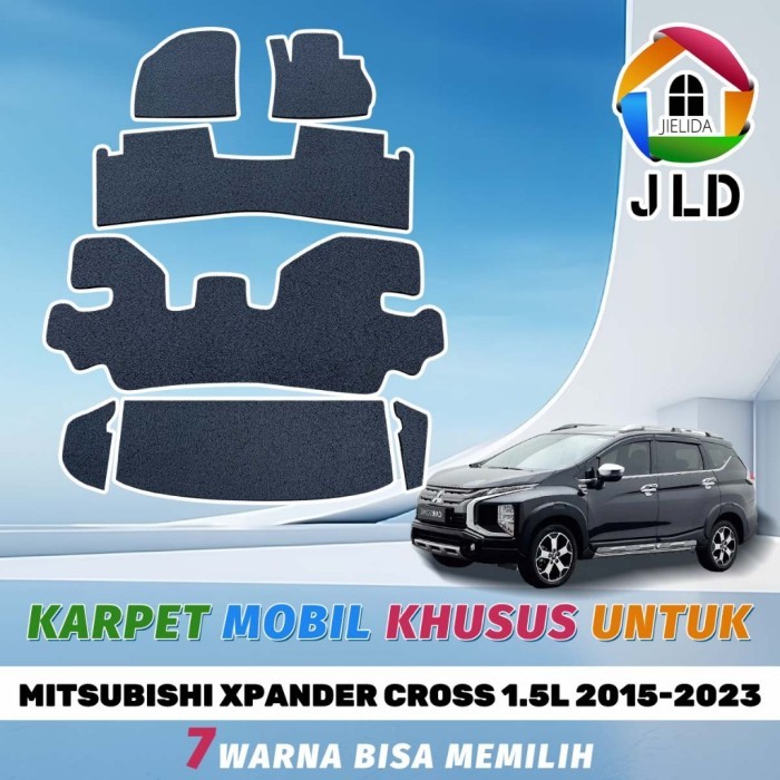 

TERLARIS JIELIDA KARPET MOBIL PVC MIE BIHUN CUSTOM MITSUBISHI XPANDER CROSS 1.5L 2015-2023 (3 BARIS