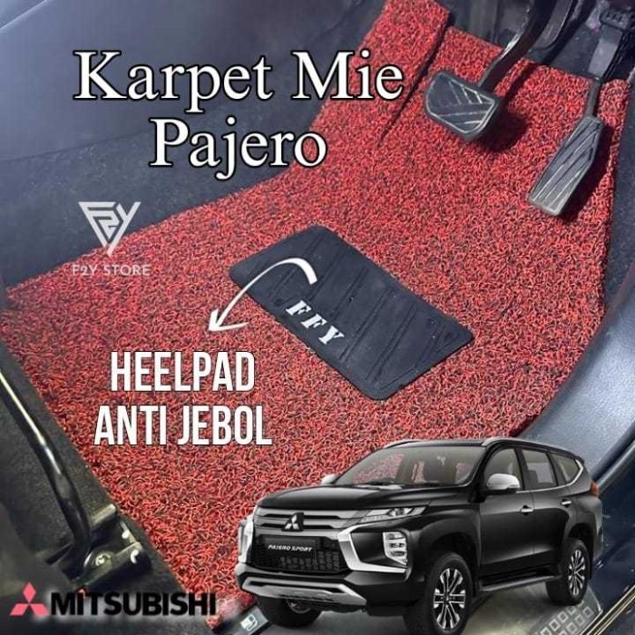 

TERLARIS KARPET MOBIL MIE BIHUN PAJERO SPORT/DAKAR FULL SET BAGASI MURAH!!! MURAH