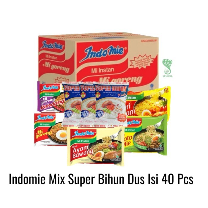 

TERLARIS INDOMIE MIX SUPER BIHUN ISI 40 PCS MURAH!!! MURAH