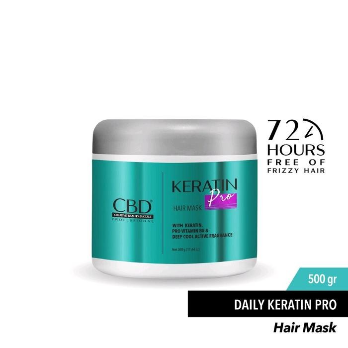 Cbd Keratin Pro Hair Mask / Masker Rambut 500Ml Terbaik 100% Original