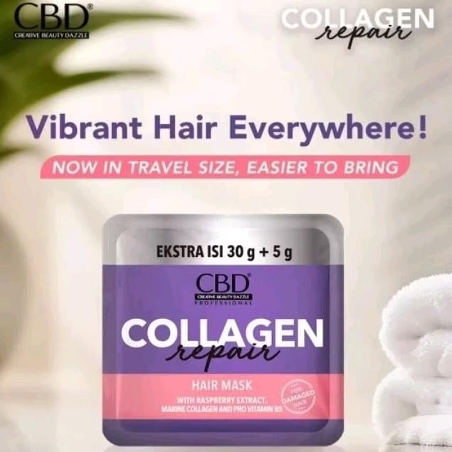 Cbd Sachet Keratin / Color Shield / Collagen Masker Hair Mask / Perawatan Haircare New 100% Original