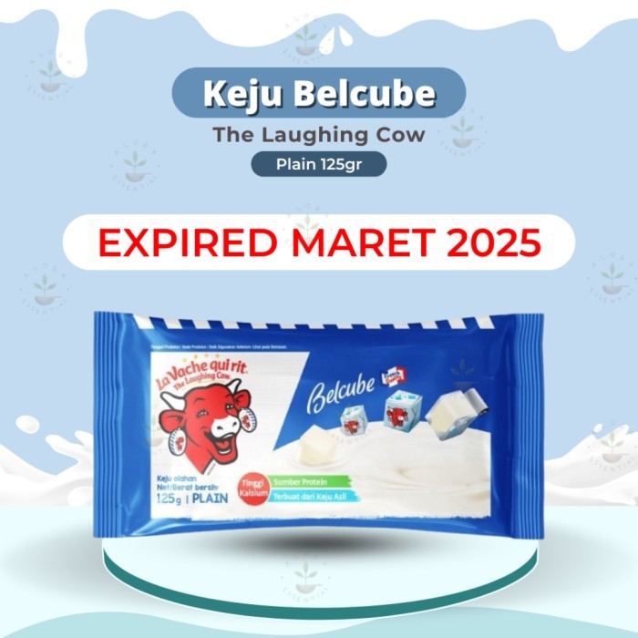 

TERLARIS KEJU BELCUBE CHEESE SPREAD 125 GR - BELCUBE KEJU BAYI MPASI 24 KOTAK - KEJU KIRI - KEJU