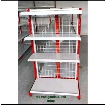 Tahan Lama Rak Minimarket End 5 Susun Rak Gondola End 5 Ambalan . T. 170 Cm T. 150 Cm Dan T. 120 Cm