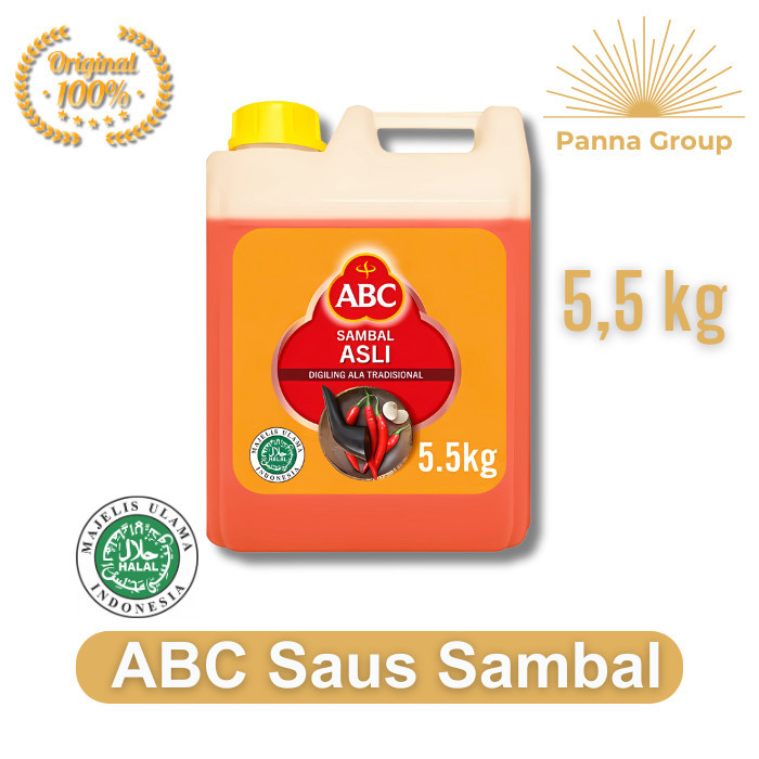 

ABC Saus Sambal 5 kg / ABC Saus Sambal Jerigen / ABC Sambal Asli / Saus Sambal ABC