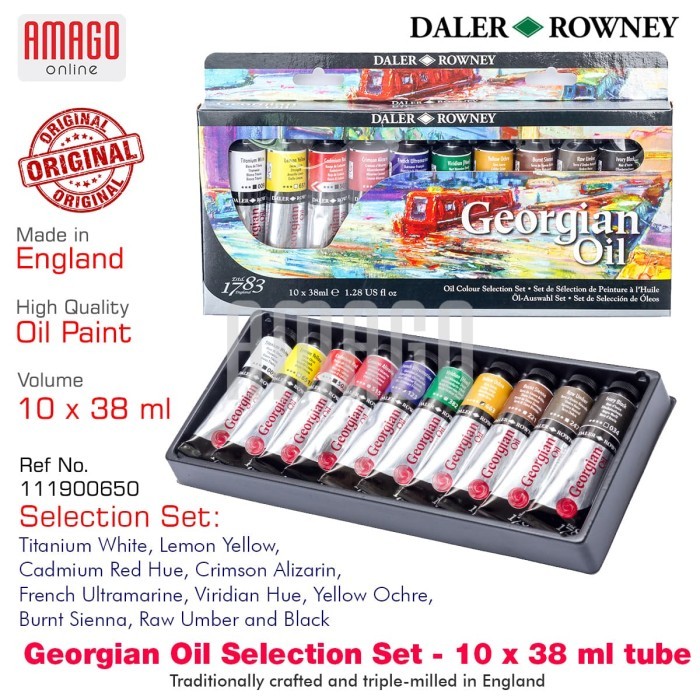 

DALER-ROWNEY - GEORGIAN OIL - SELECTION SET - 10 x 38 ml - 111900650