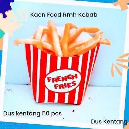 

Kardus Box French Fries Besar Kentang Goreng 50 Pcs Original