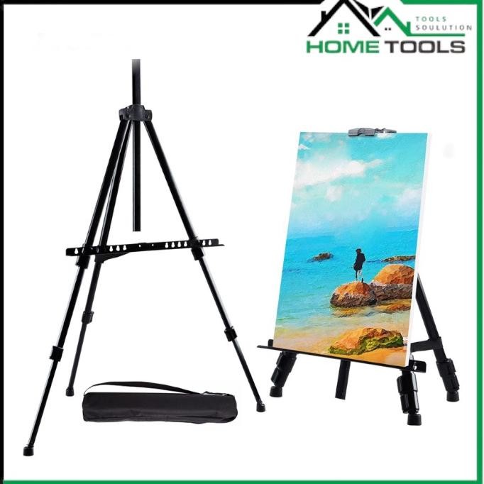 

COD Tripod Stand Holder Lukisan Dudukan Bingkai Lukis Portable Standing Frame Tatakan Papan Kanvas Easel aw-96