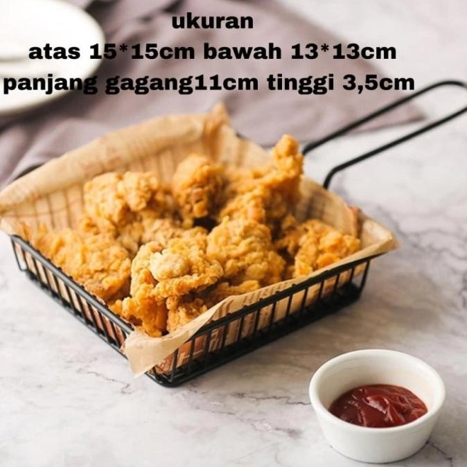 

French Fries Rect Basket Rectangular Keranjang Kentang Goreng Original