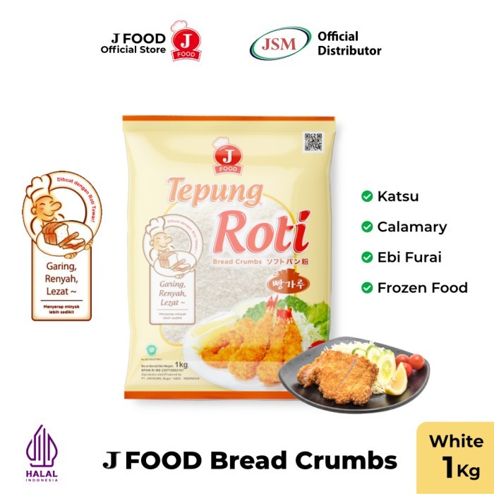 

TERLARIS J FOOD TEPUNG ROTI PUTIH 1 KG MURAH!!! MURAH