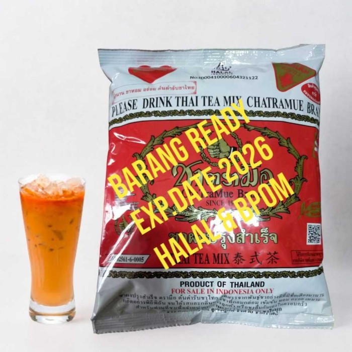 

TERLARIS THAI TEA CHATRAMUE ORIGINAL 400 GR MURAH!!! MURAH
