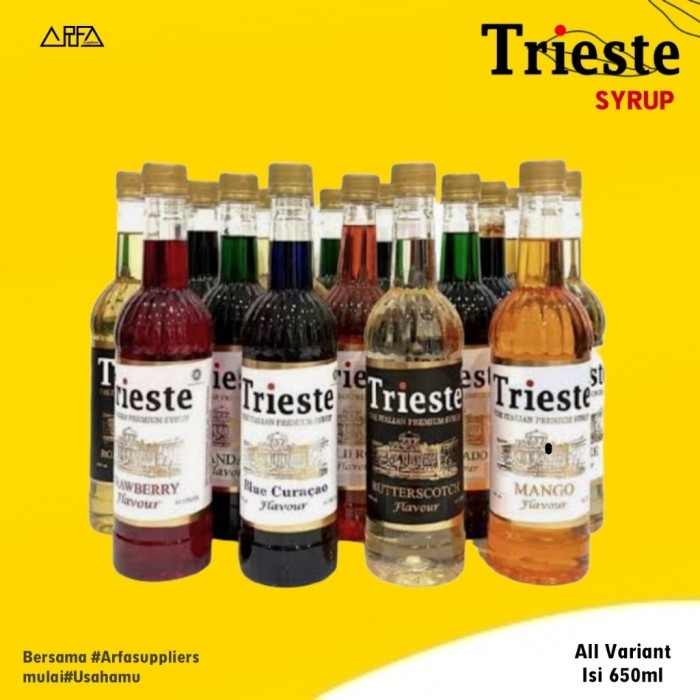 

TERLARIS SIRUP TRIESTE SEMUA VARIAN RASA MURAH!!! MURAH