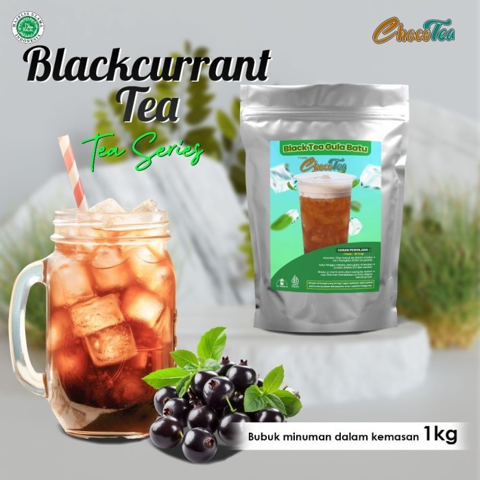 

TERLARIS BUBUK MINUMAN RASA BLACKCURRANT TEA 1KG / SERBUK SEDUH ANEKA RASA / ICE SHAKE ES KEKINIAN /