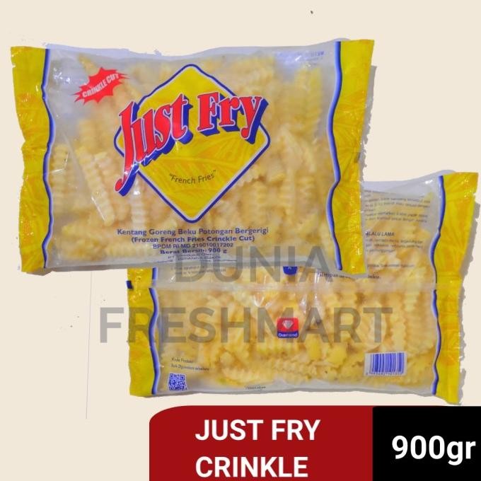 

Just Fry Shoestring/Crinkle 900Gr Kentang Goreng French Fries Original