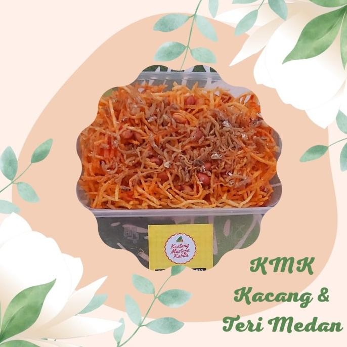 

Kentang Mustofa Kabita Mix Teri Kacang Kripik Pedas Manis Kering 200Gr Original