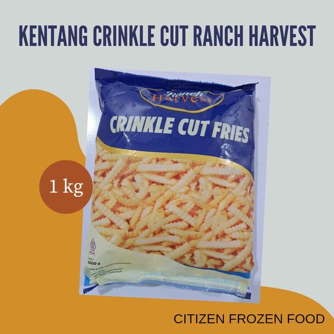 

Kentang Crinkle Cut Ranch Harvest 1 Kg Original