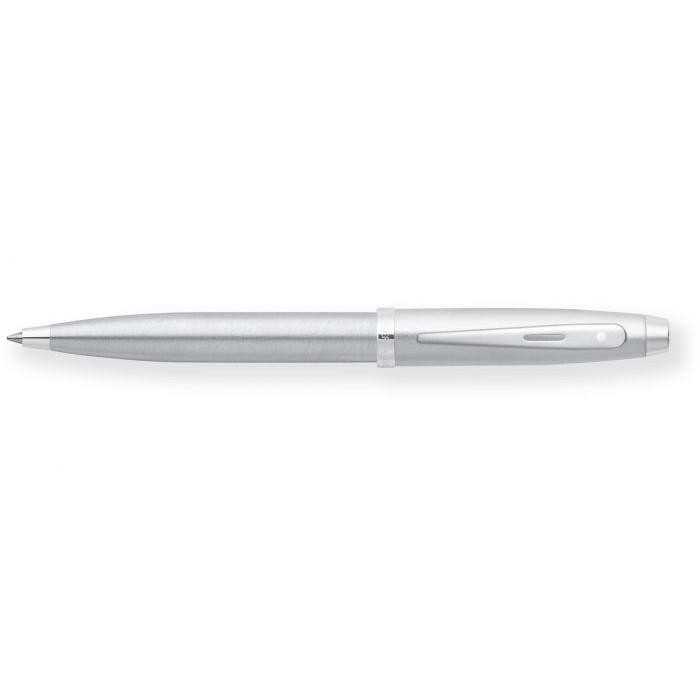 

Sheaffer 100 Brushed Chrome Ballpoint Pen Original