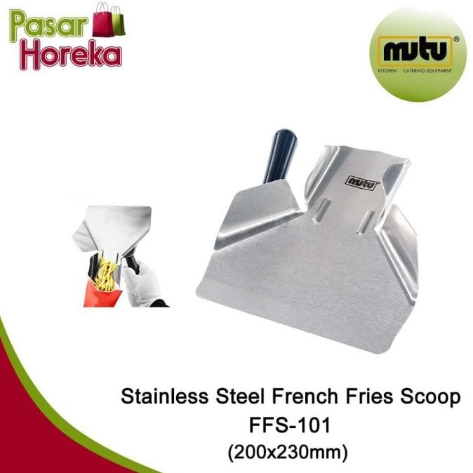 

Stainless Steel French Fries Scoop Sendok Kentang Goreng Mutu Ffs-101 Original