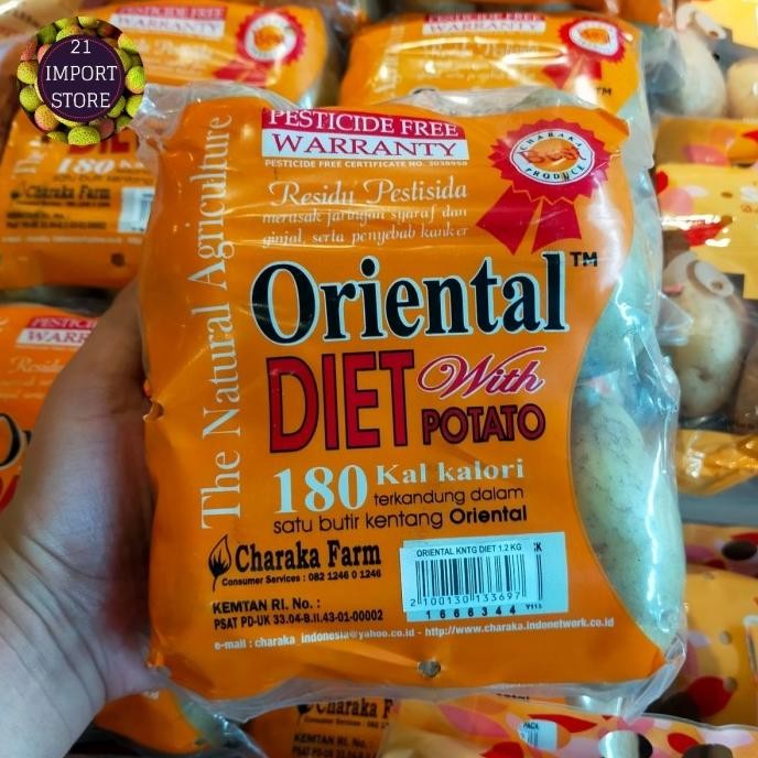 

Charaka Oriental Kentang Diet With Potato 1,2 Kg | 1 Pack Original