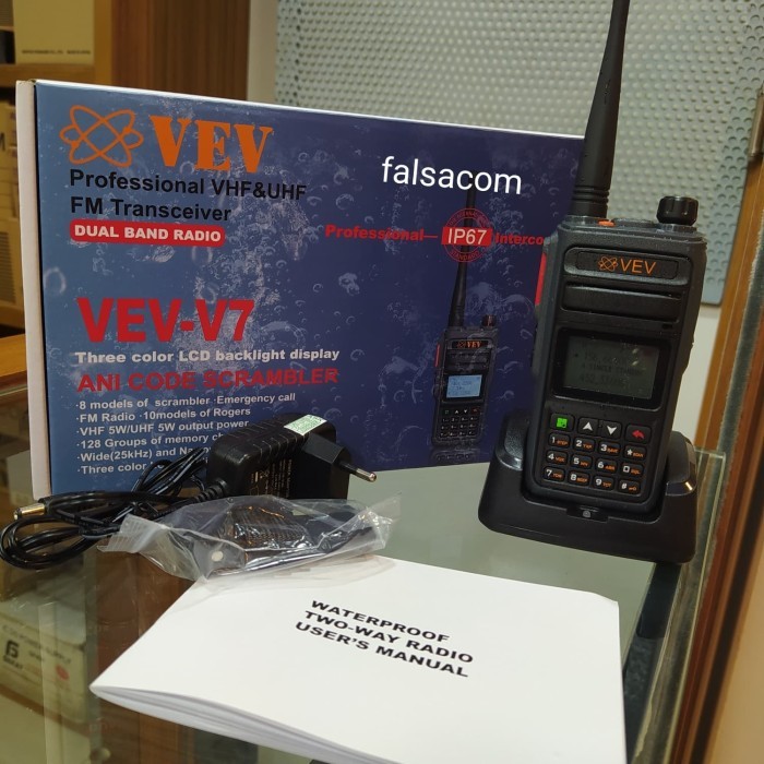 Handie talkie HT VEV V7 DUAL BAND waterproof vev