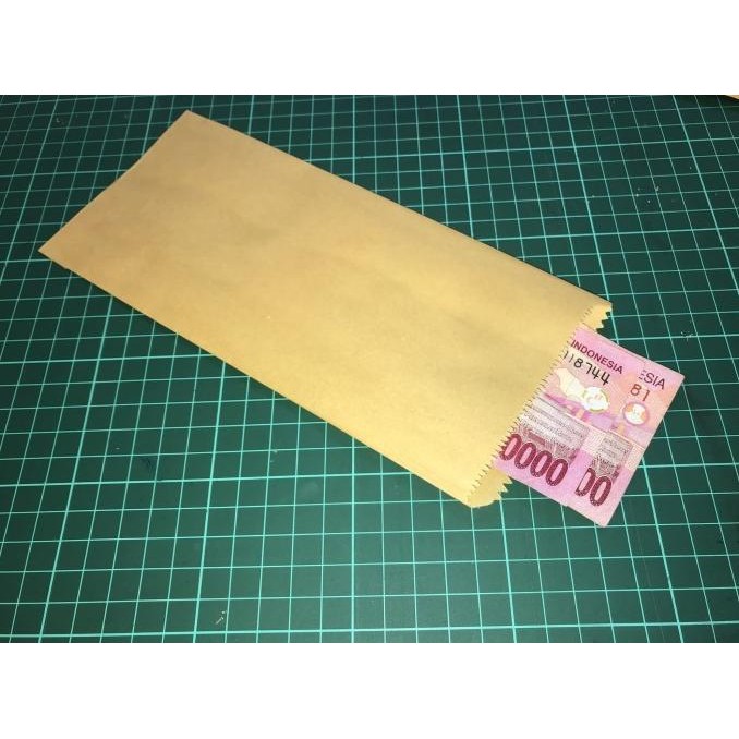 

Paperbag Flat Kantong Kertas Coklat Gorengan Kentang Fries Roti Original