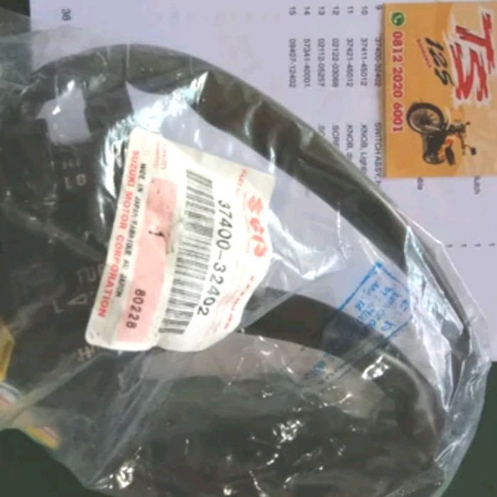 Saklar Kiri Suzuki Ts125 Original Holder Kiri Suzuki Ts125 Saklar Klakson Suzuki Ts125 Saklar Lampu 