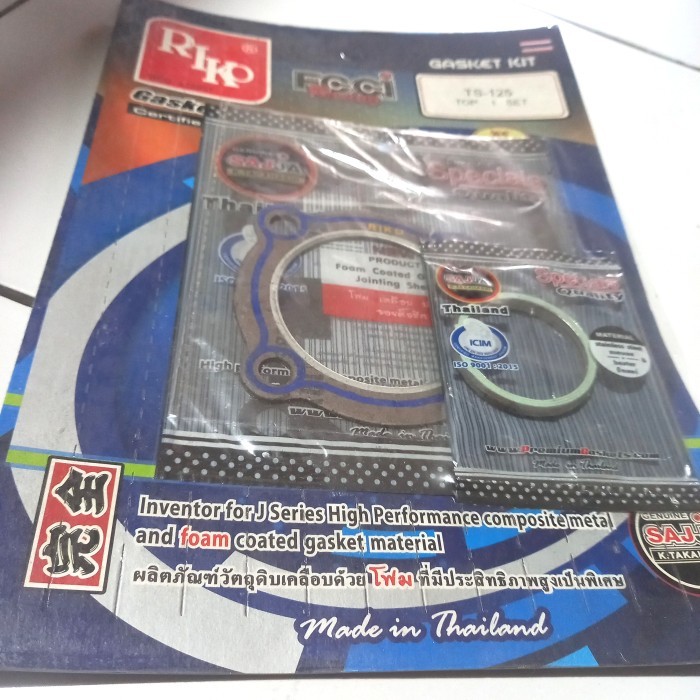 Paking Top Set Suzuki Ts125 Riko Paking Seher Besar Suzuki Ts125 Perpak Top Set Suzuki Ts125 Paking 