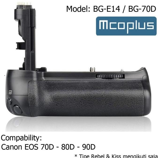 Terbaru Rajawali Battery Grip BG-E14 for Canon 70D/80D