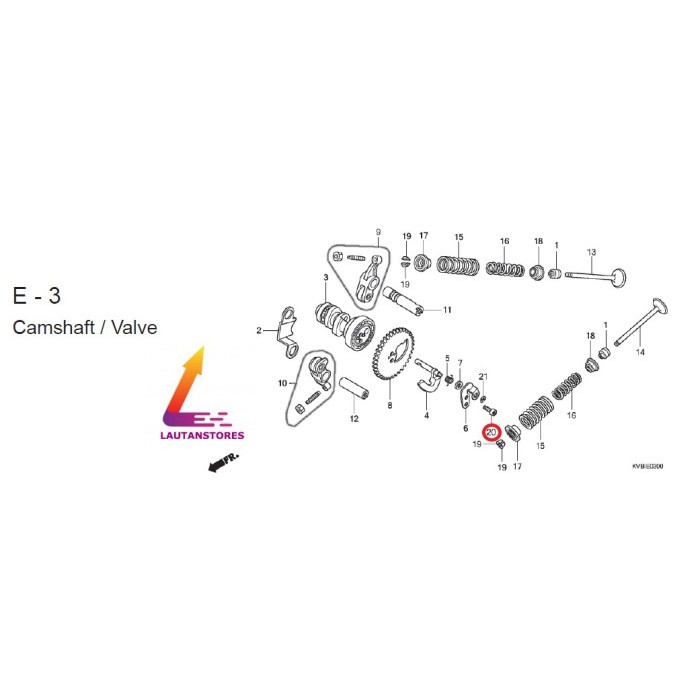 90083-Kvb-900 Baut Noken As Vario Karbu Termurah Langka