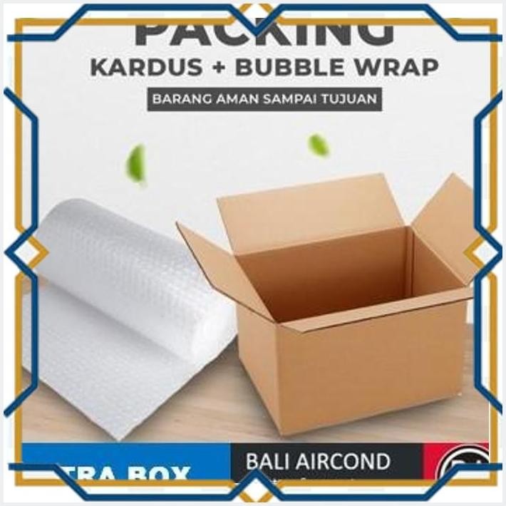 

[BAL] PACKING BOX TAMBAHAN EXTRA PELINDUNG PENGAMAN PAKET KARDUS BUBLE WRAP