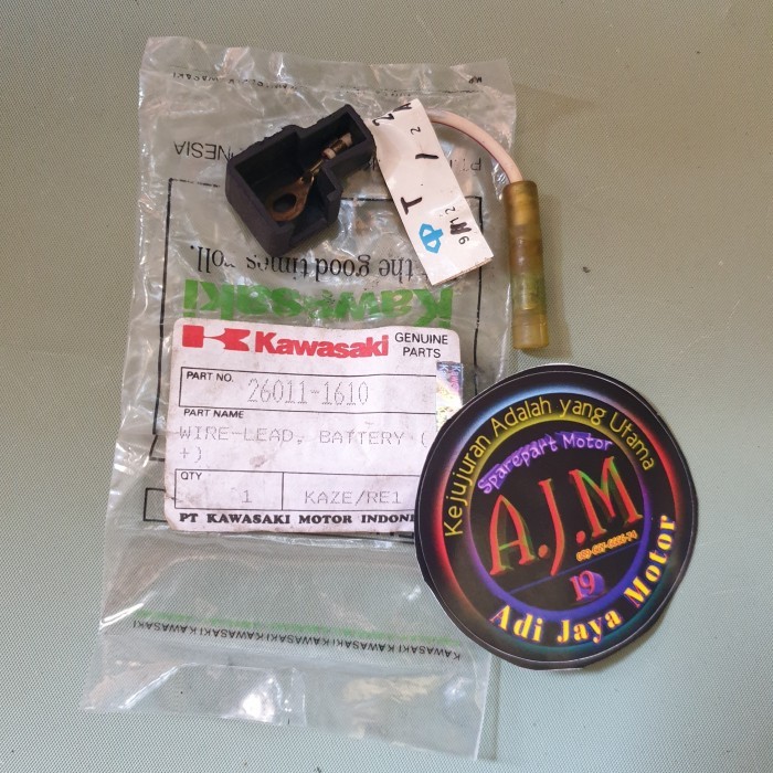 Kabel Aki Positif Plus Kawasaki Kaze R Original Termurah Langka