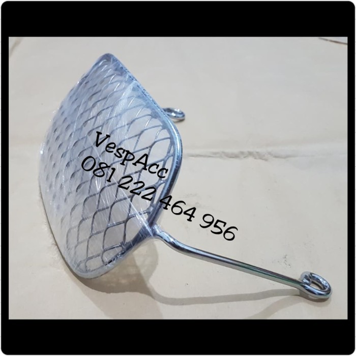 Grill Head Lamp Gril Lampu Depan Vespa Pts Special (Chrome) Termurah Langka
