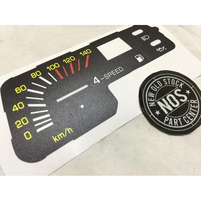 Sticker Stiker Speedometer Speedo Spido Yamaha Alfa Copy Original Termurah Langka