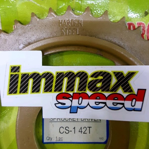 Sprocket Cs1 Sonic 125 Mata 428 33 36 39 42 33T 36T 39T 42T Gir Gear Blkg Belakang Riko Gold Baja No