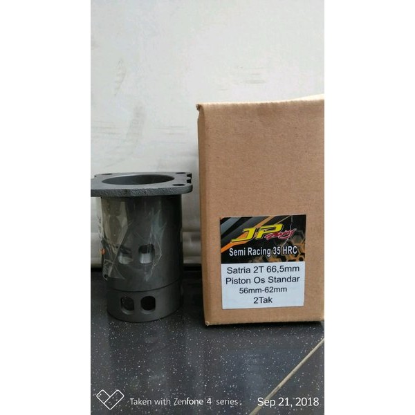 Liner Jp Racing Satria 2T 120 Ru 2 Tak Standard Hiu Lumba 62Mm Boring Sleeve Furing Vuring Block Blo