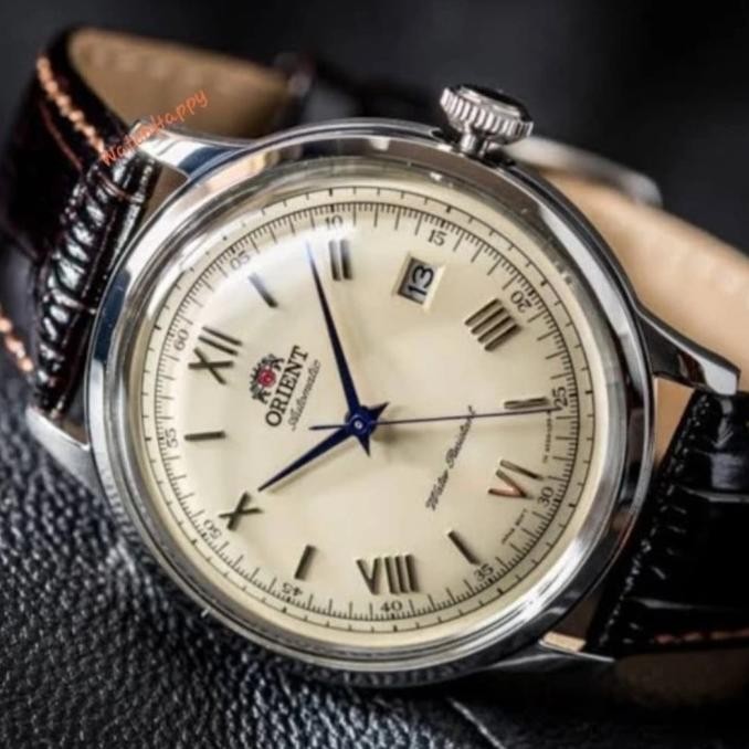 Murah Orient Fac00009N Bambino 4 Classic Vintage Yellow Dial Kulit Coklattua