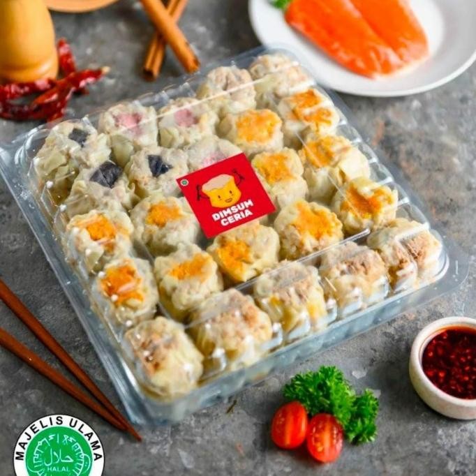 

NEW PRODUK DIMSUM 49 CERIA ISI 100PCS HALAL / FROZEN FOOD !!!!!