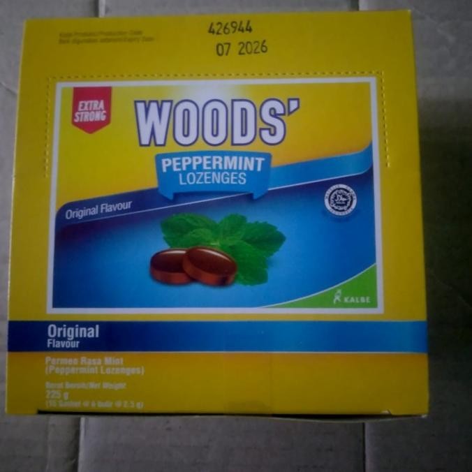 

TERBARU PERMEN WOODS ORIGINAL BOX 15 SACHET !!!!!