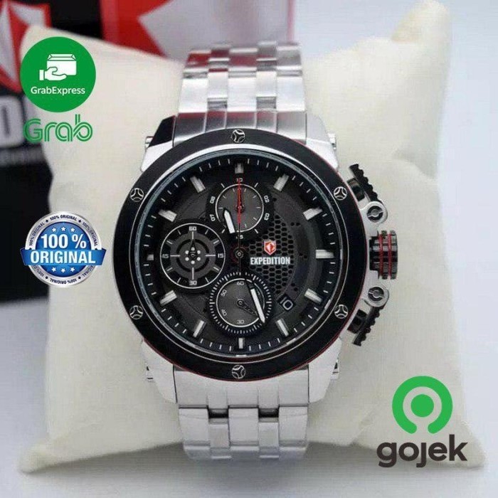 Sale Jam Tangan Pria Expedition E6775 Mc Black Dof Sofgold Original