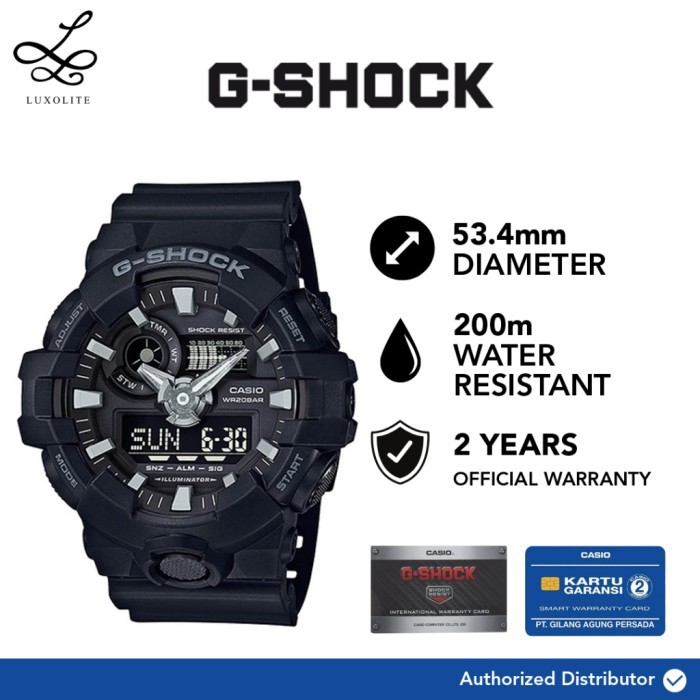 Casio G-Shock Ga-700-1Bdr / Ga-700-1B / Ga-700-1